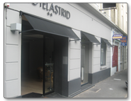 La facade de l'hôtel Astrid